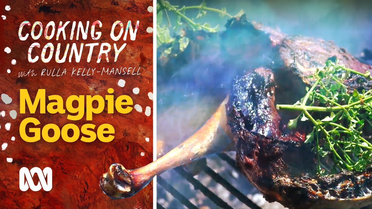 Barbecued magpie goose 🍗🔥 | Cooking On Country #4 | ABC Australia