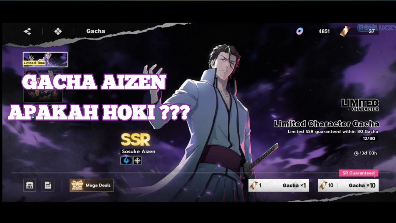 Gacha Aizen | Bleach Soul Resonance | Sosuke Aizen | SEA