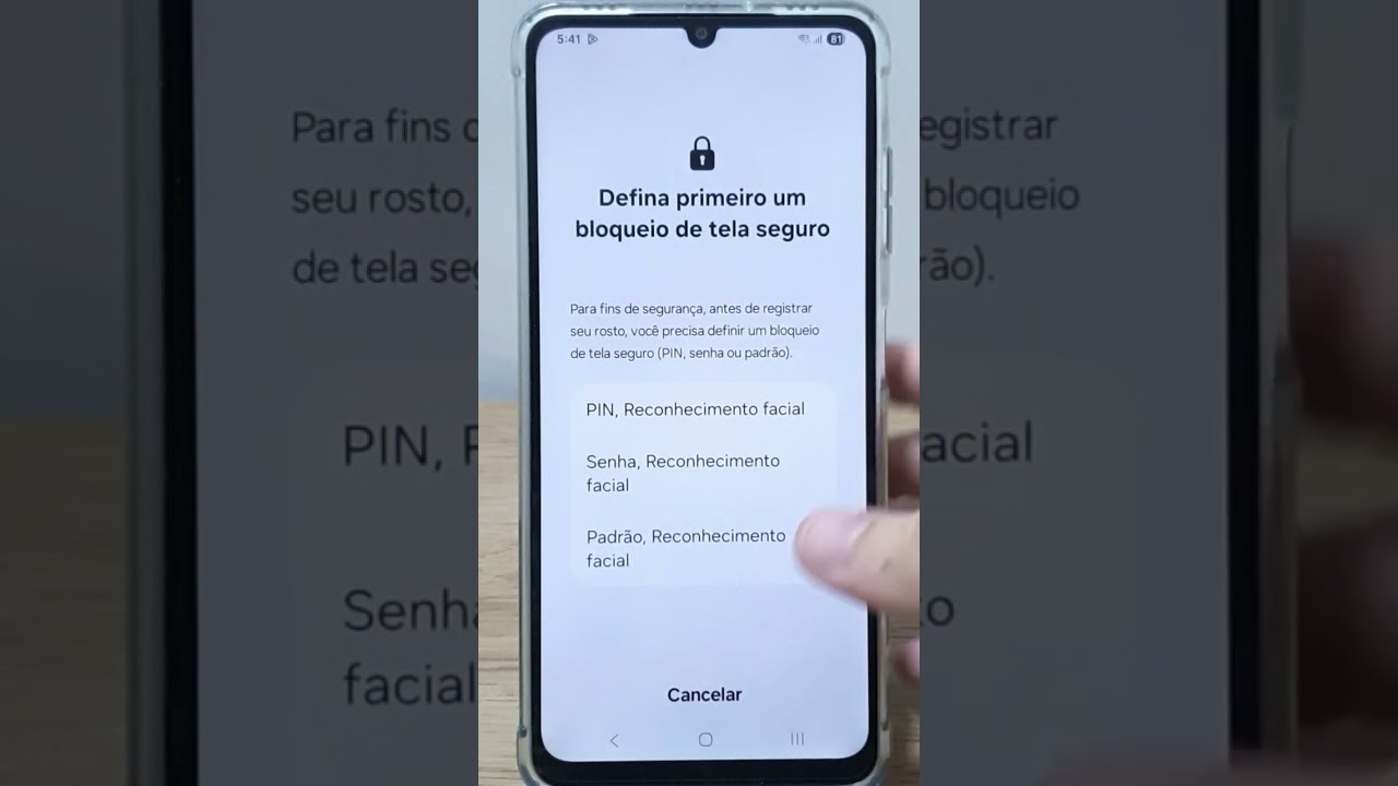Celular Samsung tem reconhecimento facial?