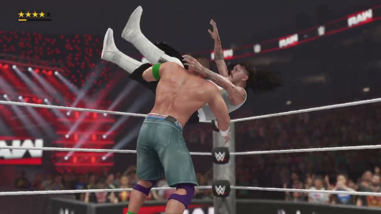 WWE 2K25 John Cena vs. "Dirty" Dominik Mysterio Intercontinental Championship