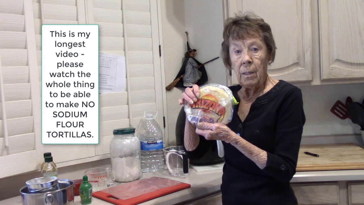 NO SODIUM FLOUR TORTILLA RECIPE AND INSTRUCTIONS