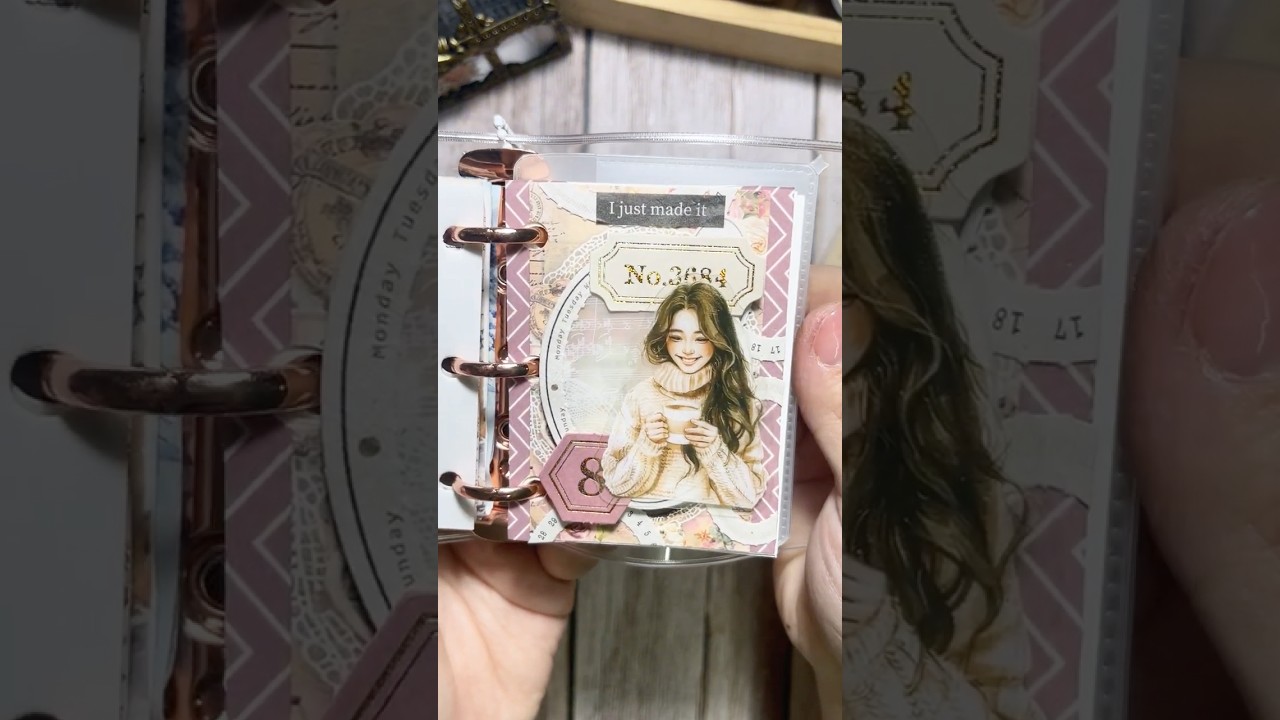 ASMR Journal | I just made it ✨🎀 | #scrapbooking #tranquiljournal #coffee #classic #madeit