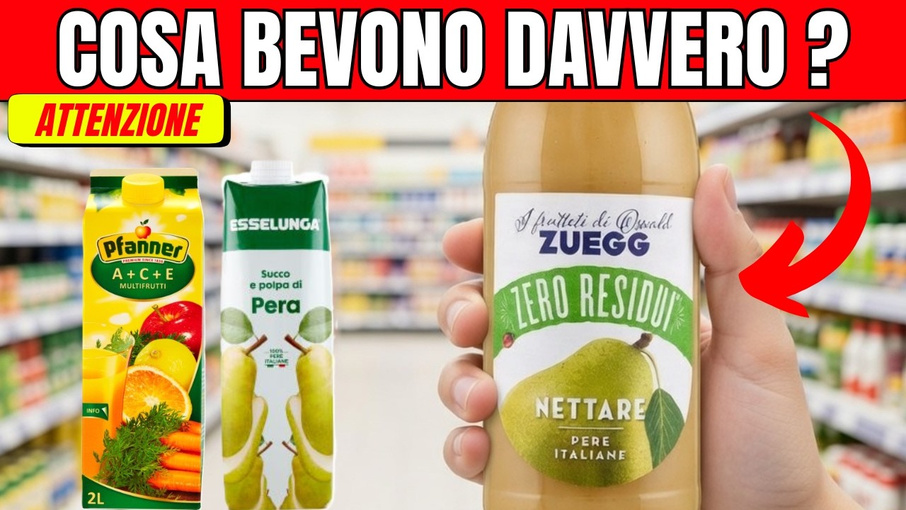 Succhi di Frutta per Bambini: Cosa C’è Davvero Dentro? (Confronto Marche Famose)