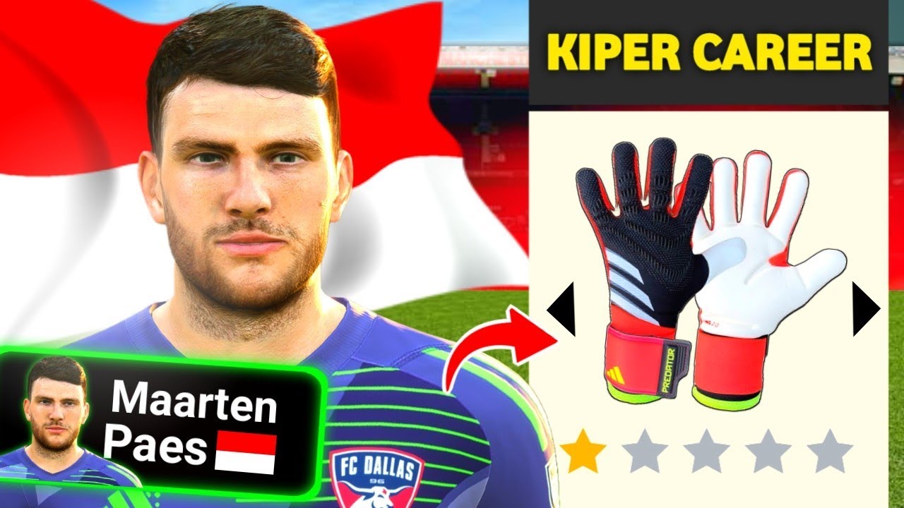 Maarten Paes Career Mode, Langsung Debut Timnas Indonesia | Player Career FC 24 Indonesia