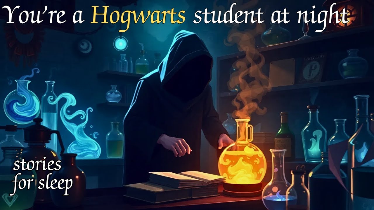 You’re a Student at Hogwarts After Dark | A Magical Story for Sleep