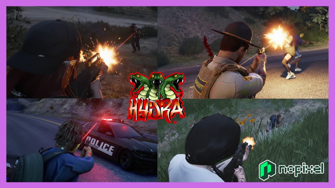 Jaden Can't Stand Ventura Chasing Him I HYDRA vs. Cops (Multi POVs) I Nopixel 4.0 GTA RP