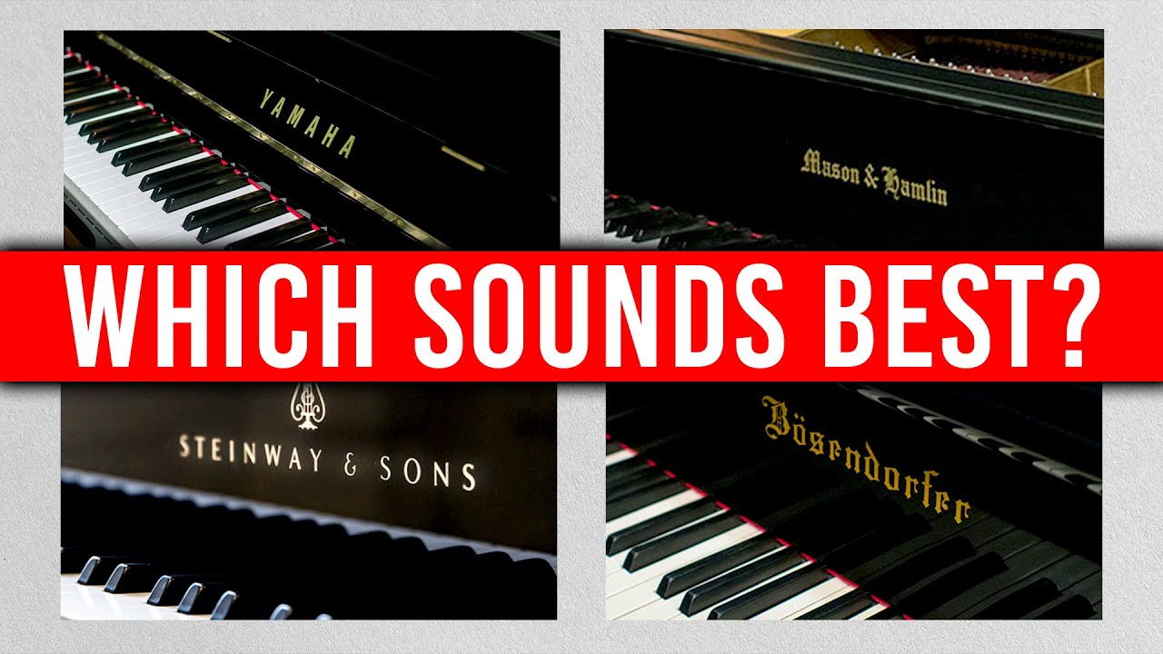Steinway vs Yamaha vs Bösendorfer vs Mason & Hamlin — что звучит лучше?