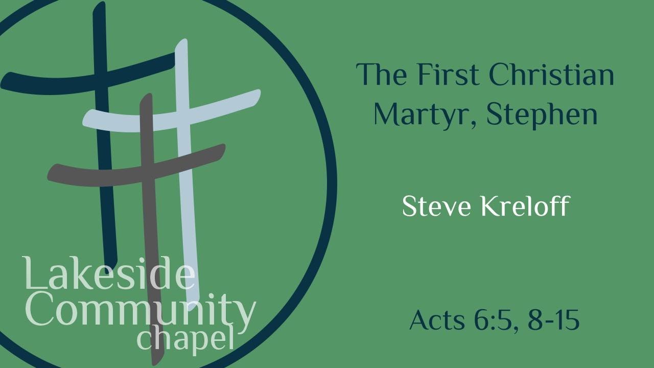 The First Christian Martyr, Stephen