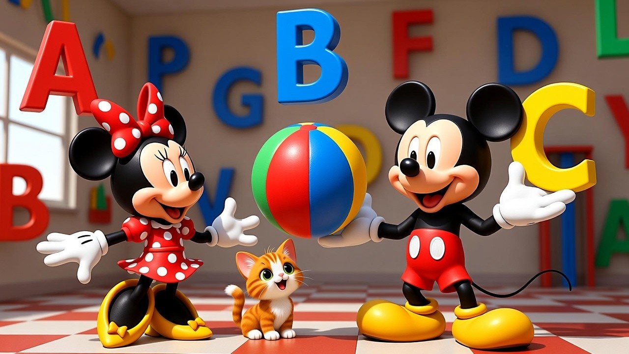 Learn ABC with Mickey Mouse and Minnie Mouse 🐭 | Fun Alphabet Song for Kids |