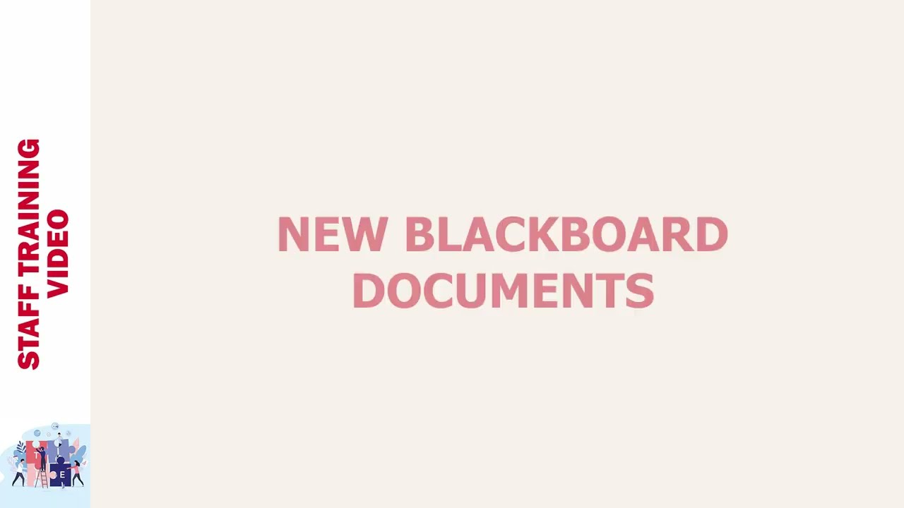 The New Blackboard Document Designer