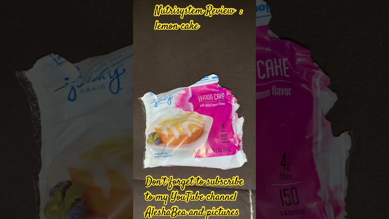 Nutrisystem review: lemon cake
