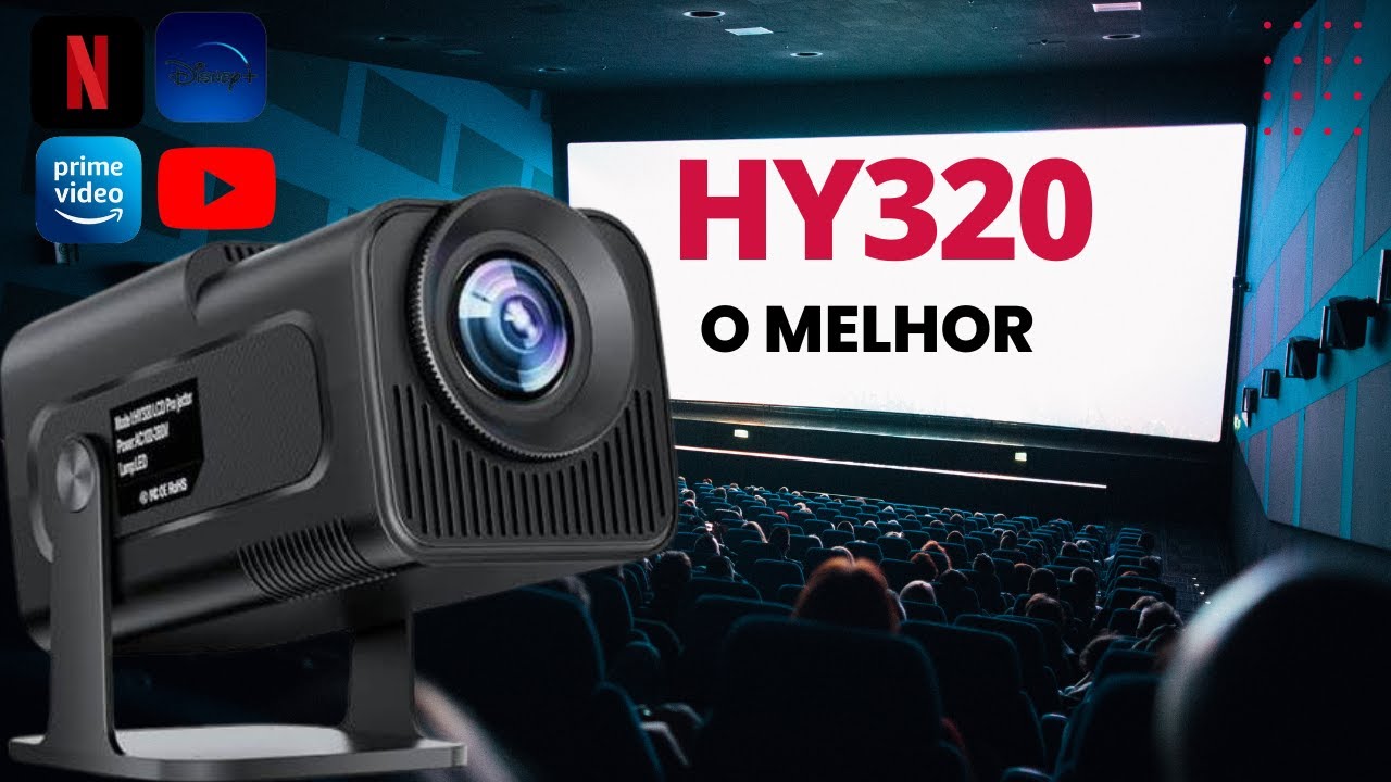 PROJETOR HY320 | TRANSFORME sua SALA em um CINEMA em casa SEM GASTAR muito! Review completo