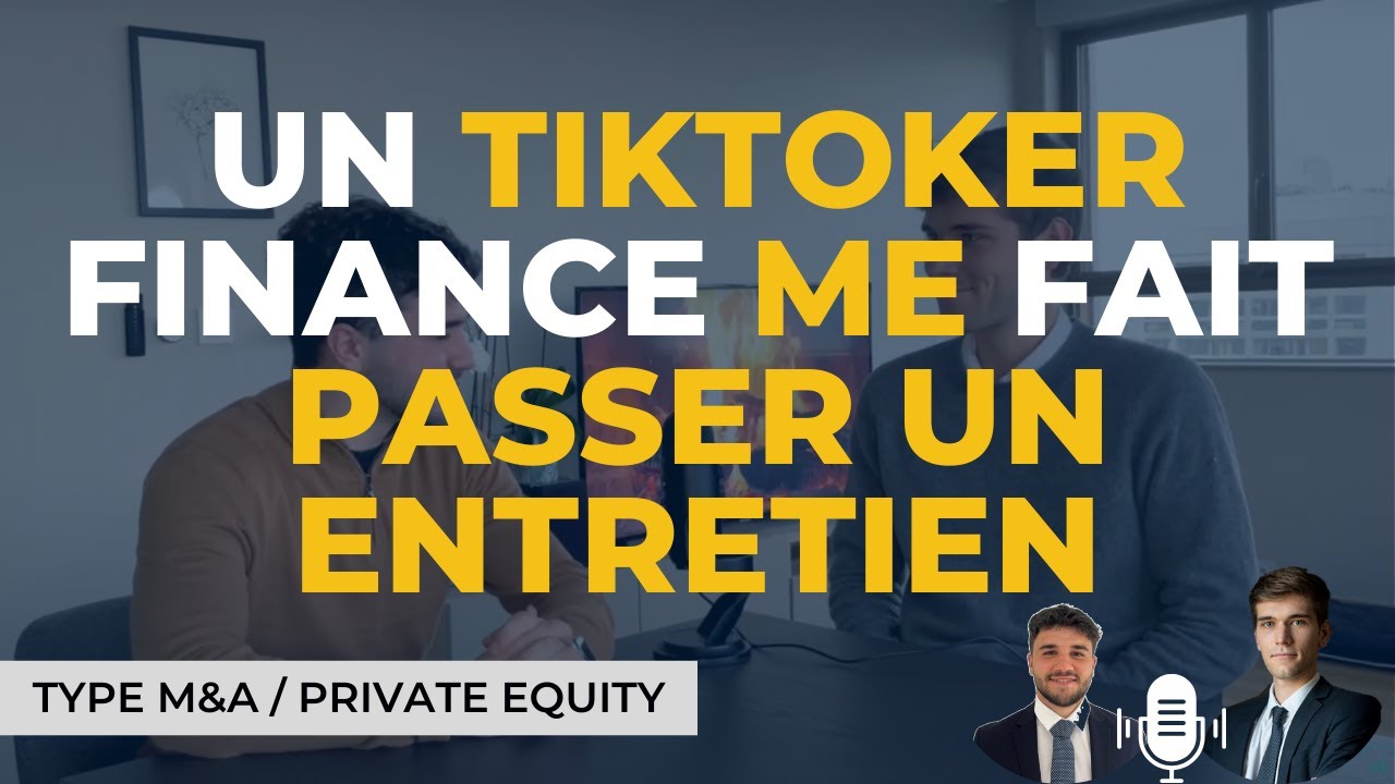 JE PASSE UN ENTRETIEN BLANC TYPE M&A/PRIVATE EQUITY EN LIVE (ft Raph The Finance Guy)