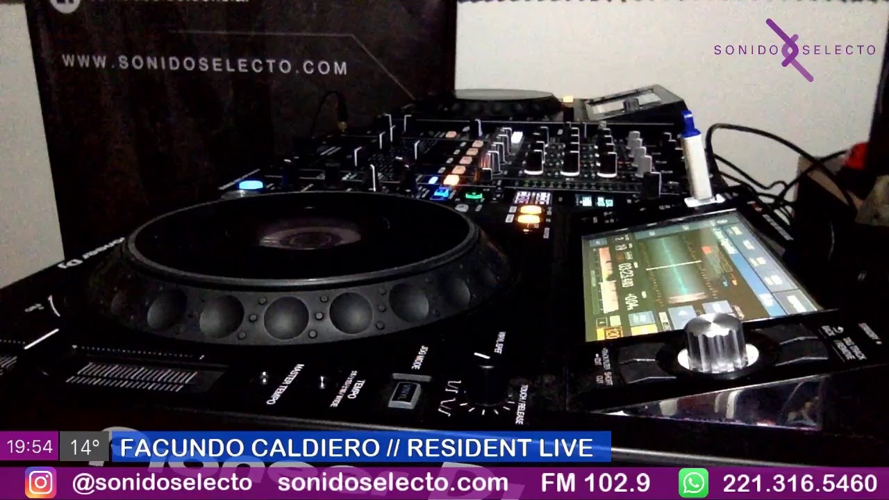 FACUNDO CALDIERO RESIDENT LIVE 31.08.2019 @ SONIDO SELECTO FM 102.9 LA PLATA - BS AS