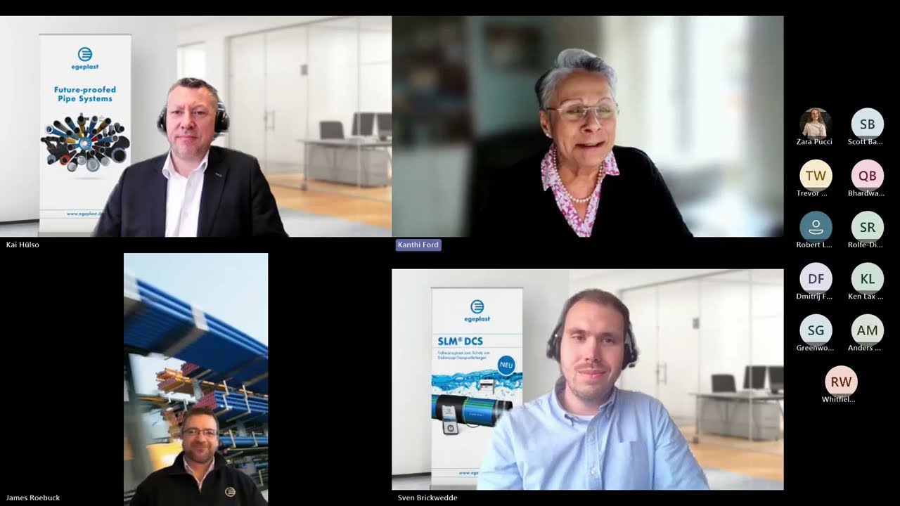 Webinar -  Innovation with the International Panel Session #2 MONITORED PIPE SYSTEMS - GERMANY & UK