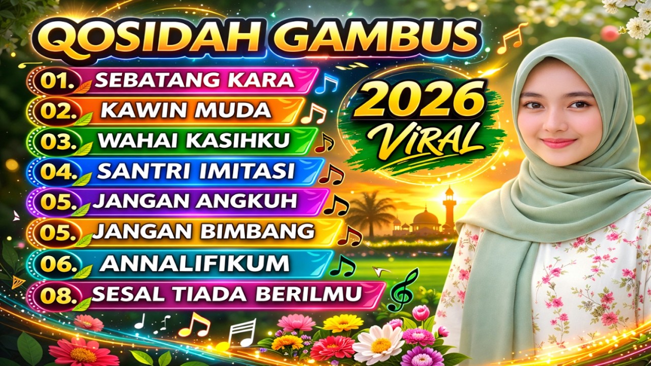 LAGU QOSIDAH TERBAIK SEPANJANG MASA - PENYEJUK HATI YANG SEDANG GELISAH