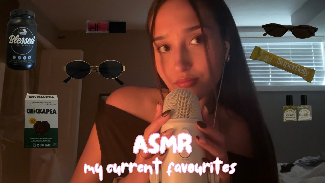 asmr - my May favourites (clicky whisper)