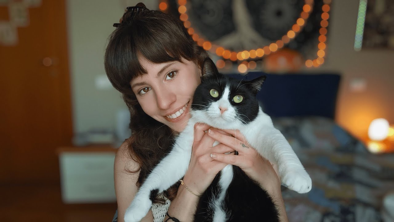 ASMR With My Cat (Soft Spoken)