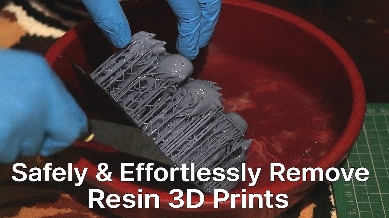 Easiest Way to Remove Stuck Resin Prints Without Damaging the Build Plate!