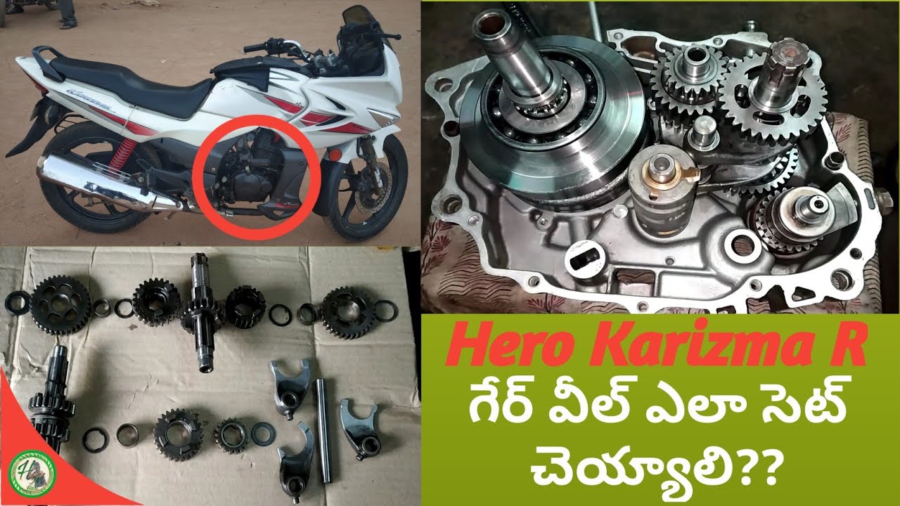 Hero Karizma R Gear wheel setting