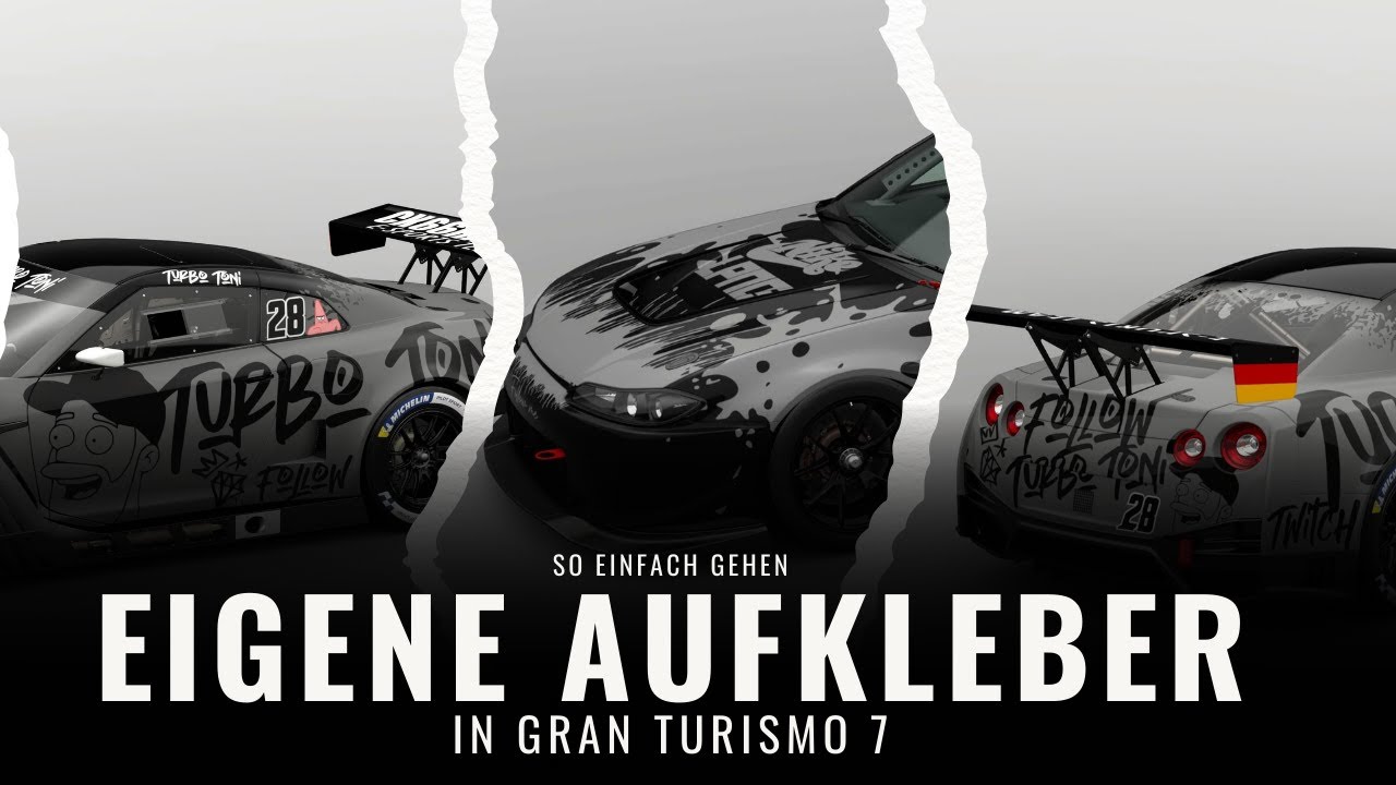 Deine eigenen AUFKLEBER IN GT 7