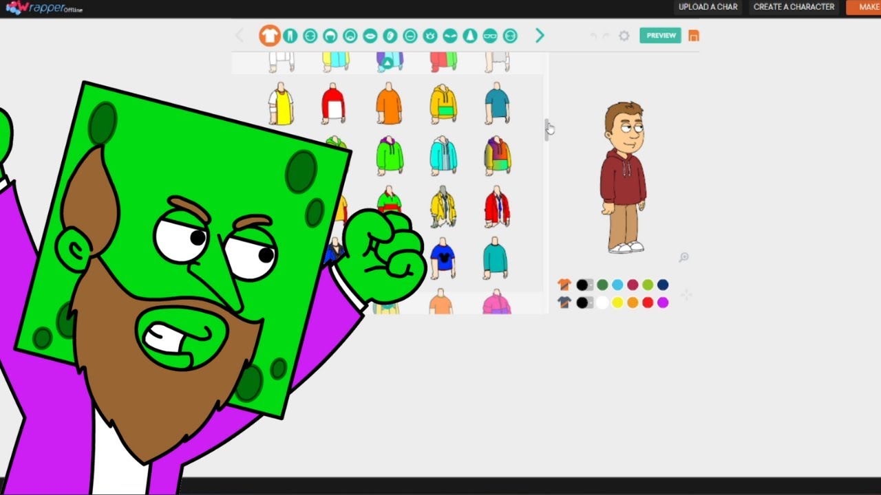 Creating a new GoAnimate Character