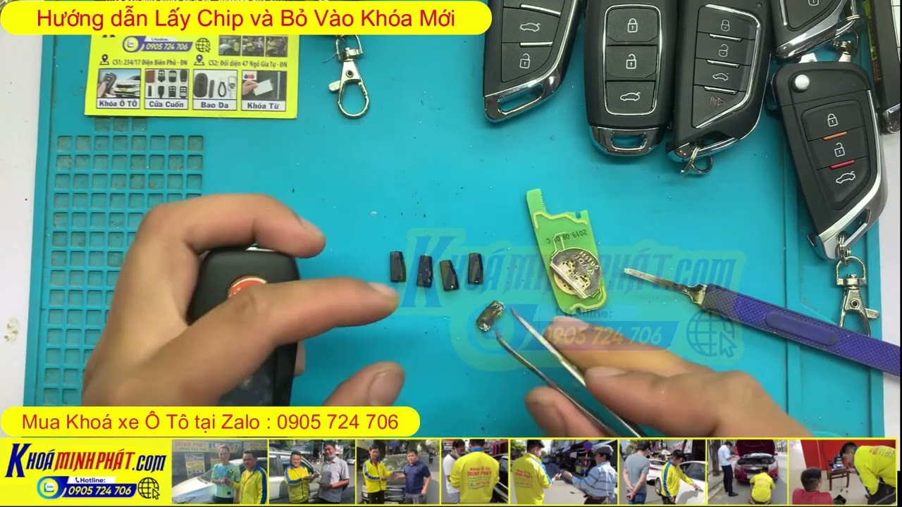 Hướng dẫn Mở Chip từ Chìa khóa xe Ô tô