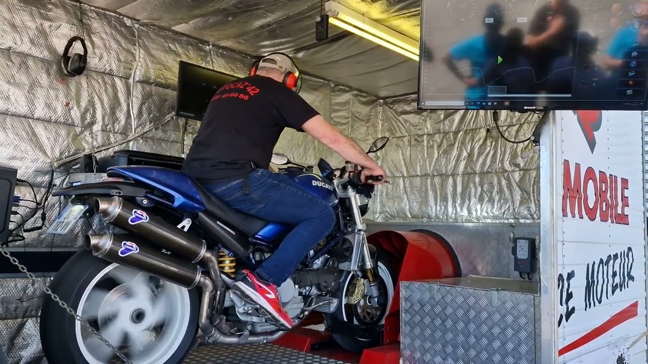 ducati s4r 996 2004 dyno banc de puissance.