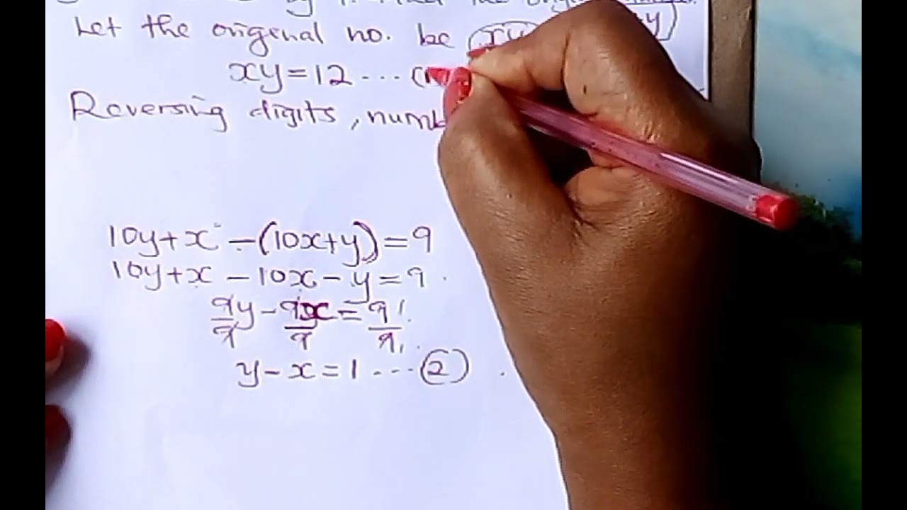 Formation of quadratic equation
