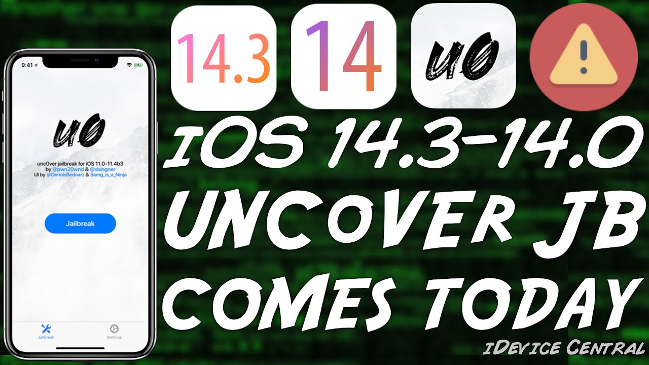 Unc0ver Jailbreak Will Be Released TODAY For iOS 14.3 / 14.2 / 14.0 For ALL Devices (JAILBREAK NEWS)
