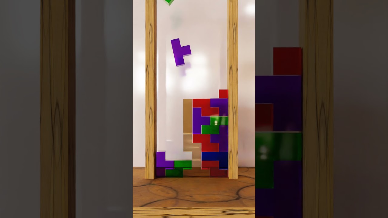 Tetris Survival Challenge - Softbody Simulation V20