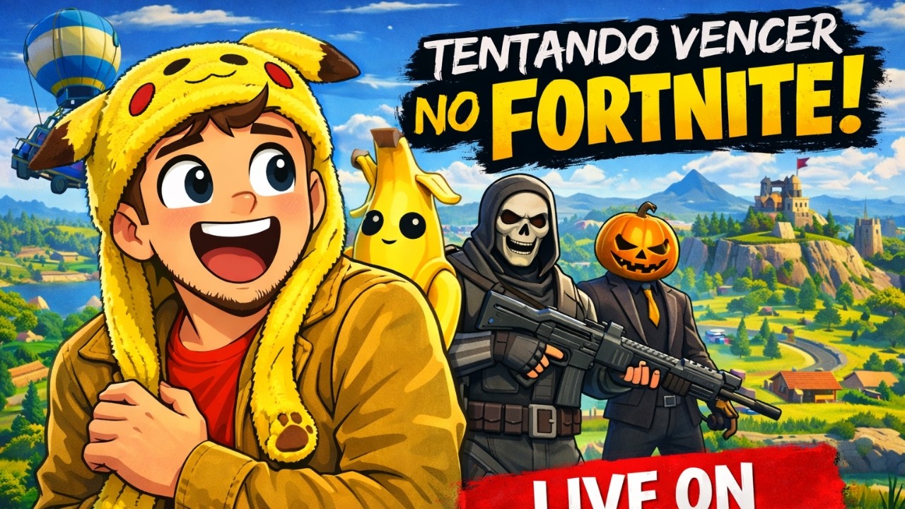 LIVE DE FORTNITE AO VIVO JOGANDO COM INSCRITOS