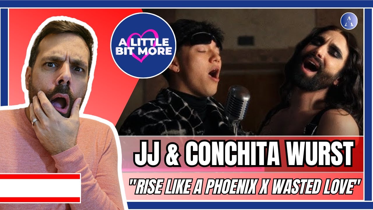 JJ & CONCHITA WURST 🇦🇹 Rise Like A Phoenix x Wasted Love (Mashup) | REACTION #EurovisionALBM