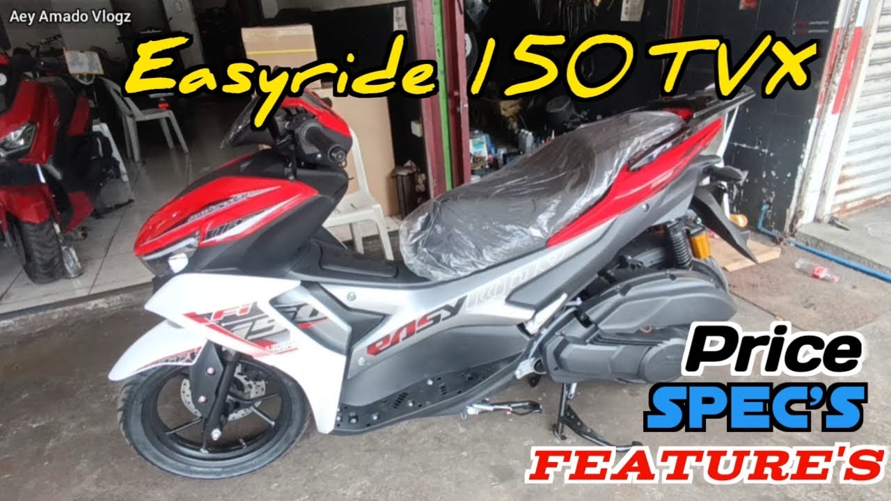 The new Easyride TVX 150 | Price, specs features update