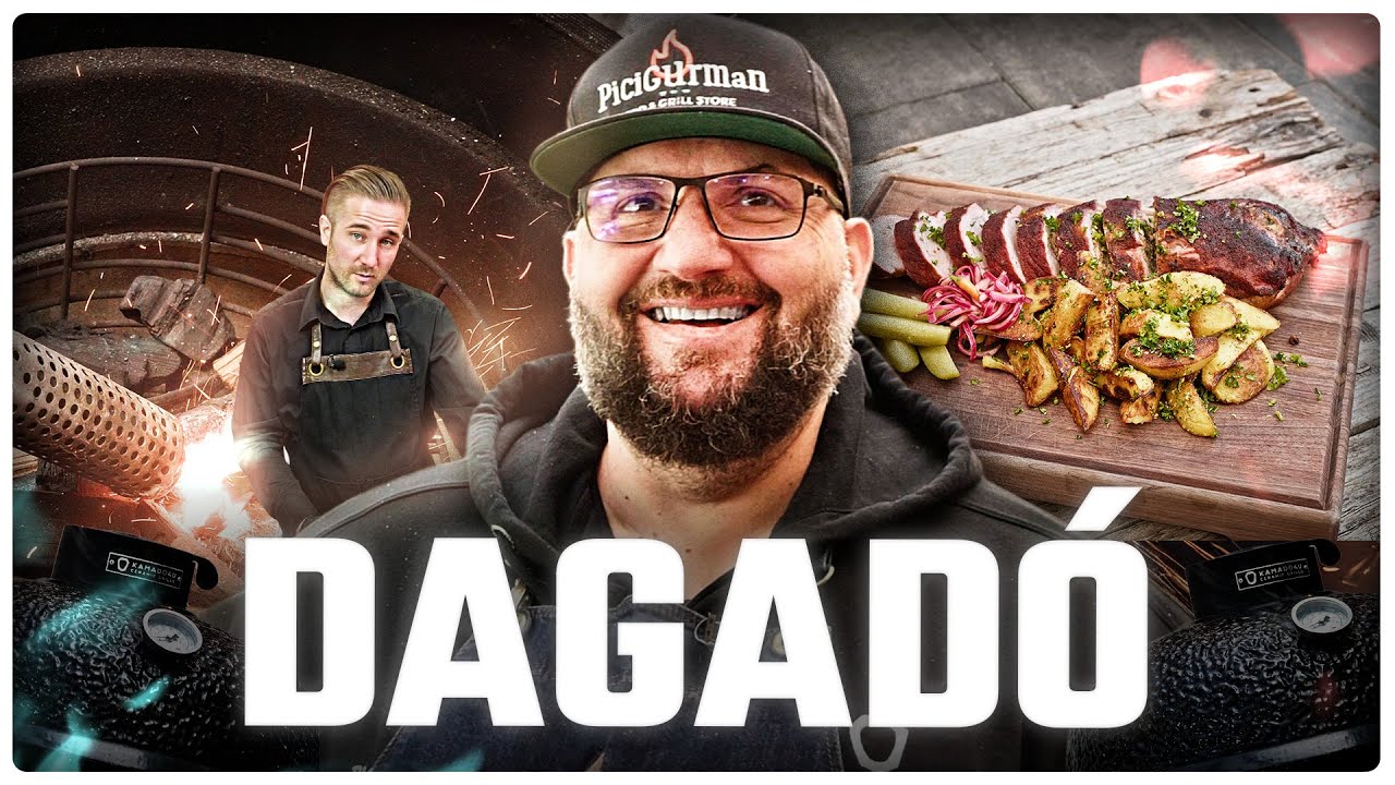 KAMADO, Akkor Jó, Ha Sül Benne a DAGADÓ 🫵🐖 Klasszikus Töltött Dagadó Kamado4U Kerámia Grillen