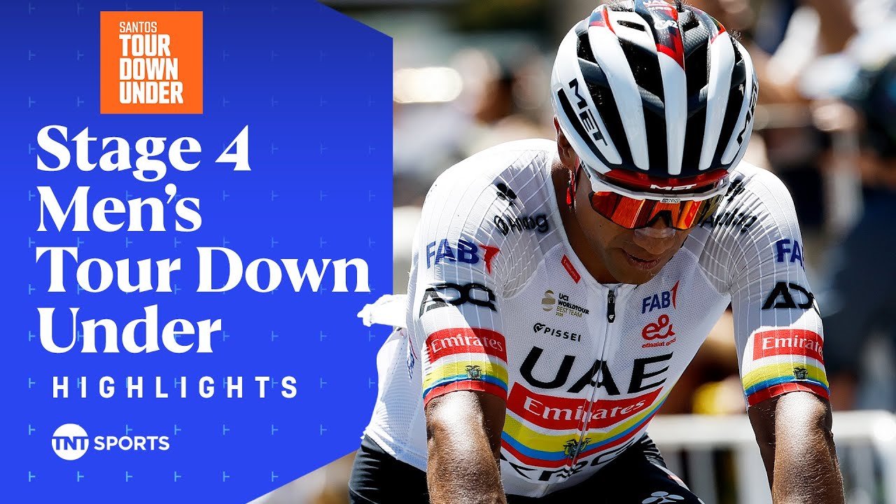 EXPLOSIVE ACCELERATION 💨 | 2026 Men's Tour Down Under Stage 4 Highlights | TNT Sports Cycling