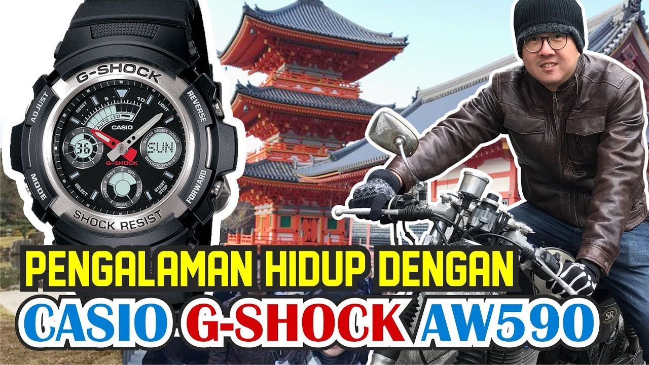 MENGECEWAKAN ⁉️ G SHOCK AW590   Jam Tangan Bandel dari Negeri Sakura