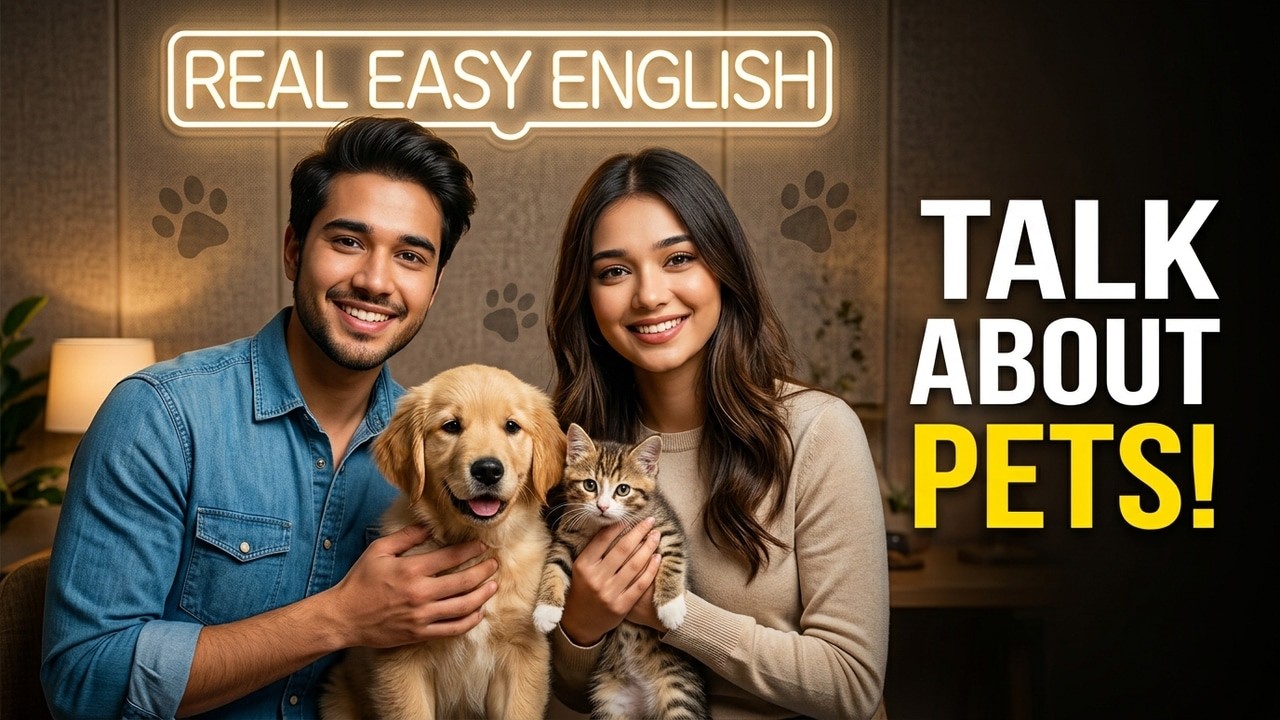 Learn English Conversation | Discussing Pets & Animals | Easy English Podcast