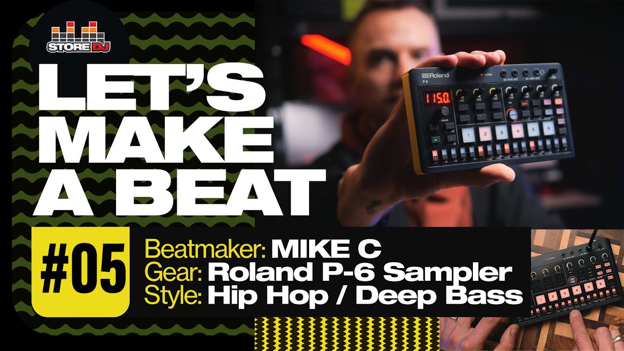 СОЗДАДИМ БИТ #05 // НОВЫЙ сэмплер Roland AIRA Compact P-6 [Бас / Хип-хоп]