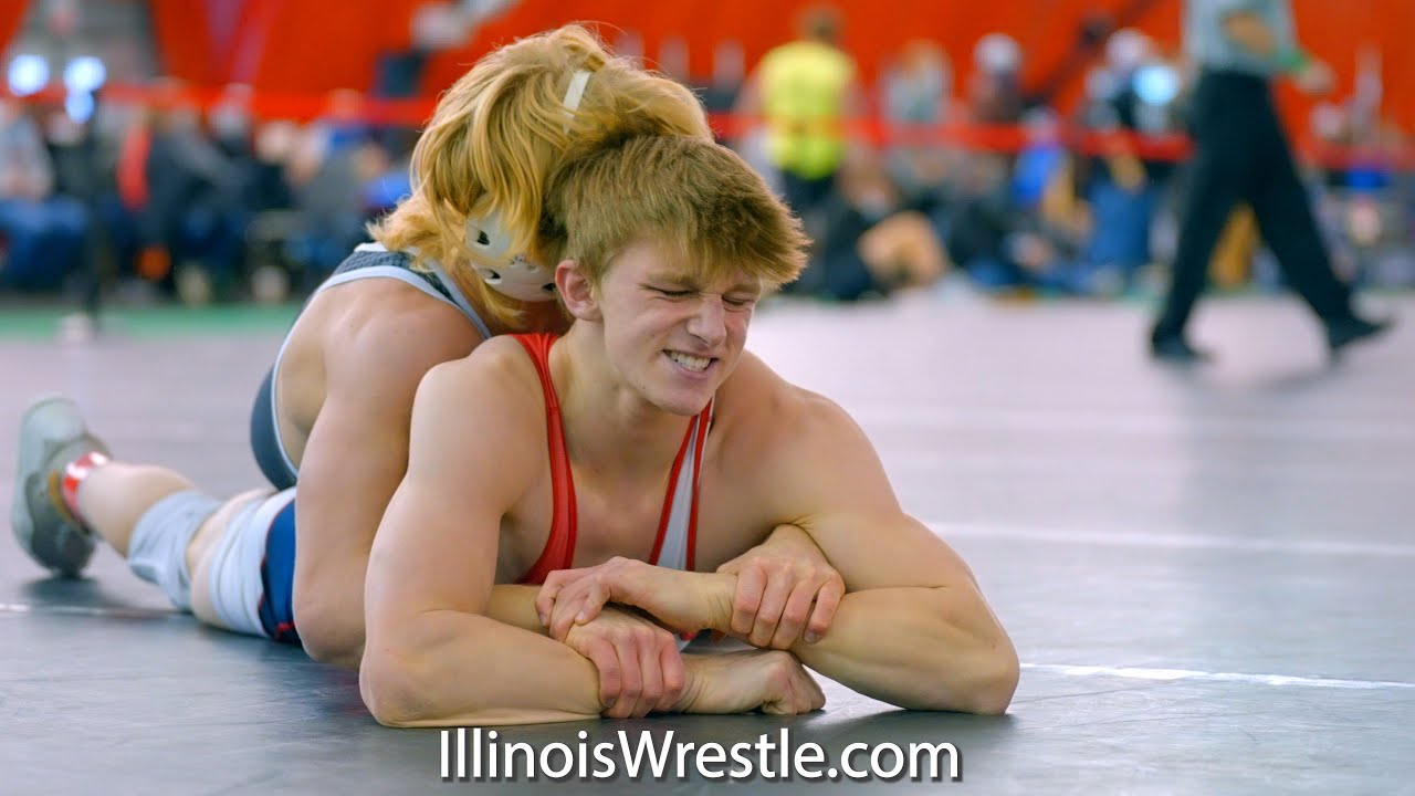 152 – Bryce Boumans of Neuqua Valley by Maj. Decision 10–0 over Blane Keyes of Menomonie WI