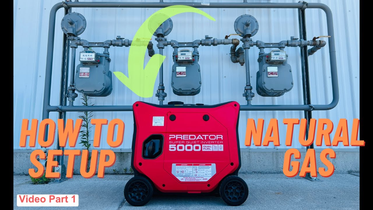 Переоборудование нового судна Harbor Freight Predator 5000 на природный газ! Часть 1.