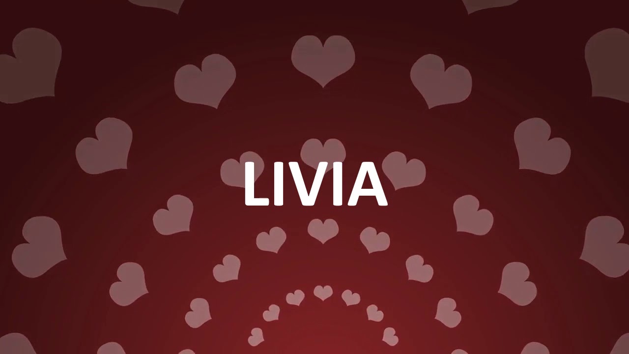 HAPPY BIRTHDAY LIVIA
