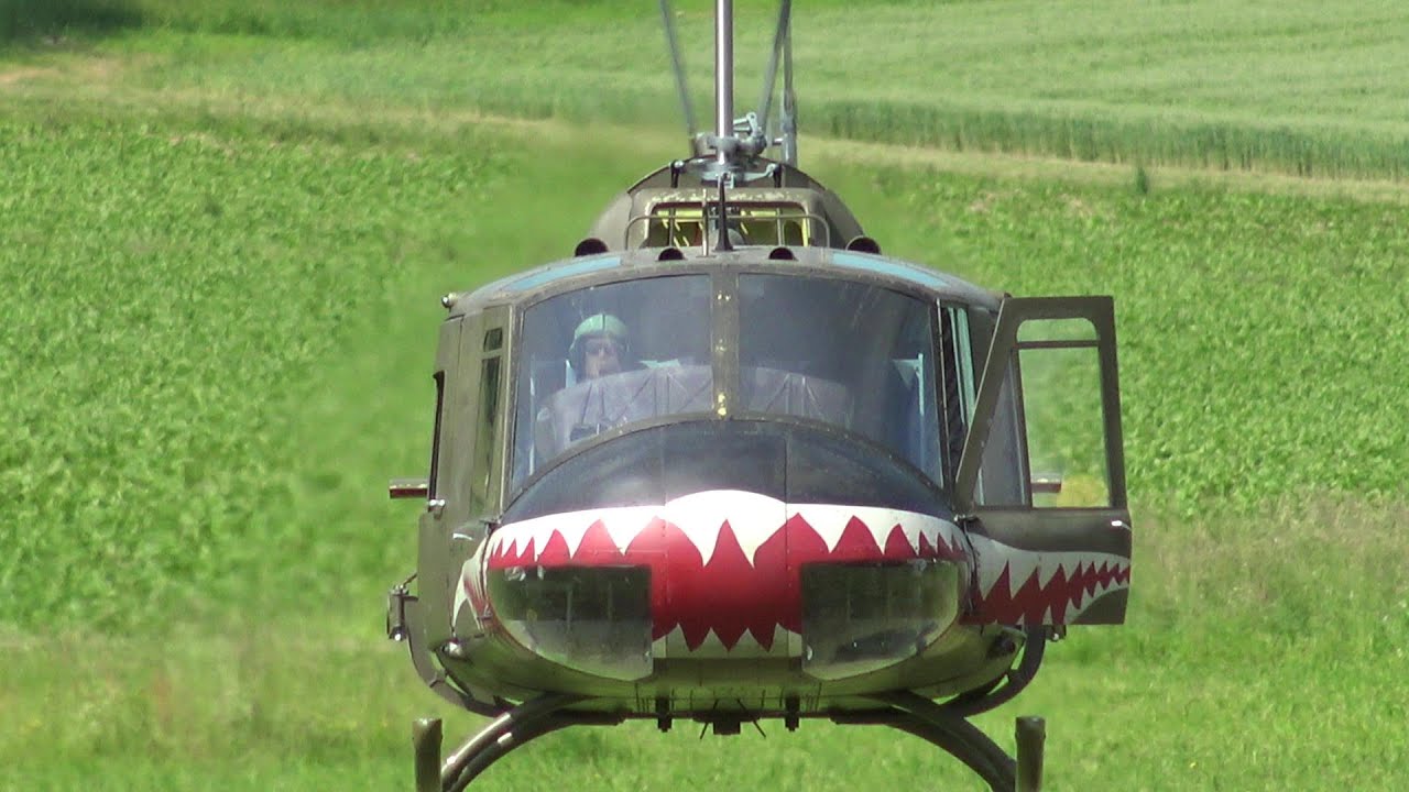 TURBINE RC BELL UH1 IROQUOIS HUEY RC SCALE MODEL  HELICOPTER GREAT DETAILED