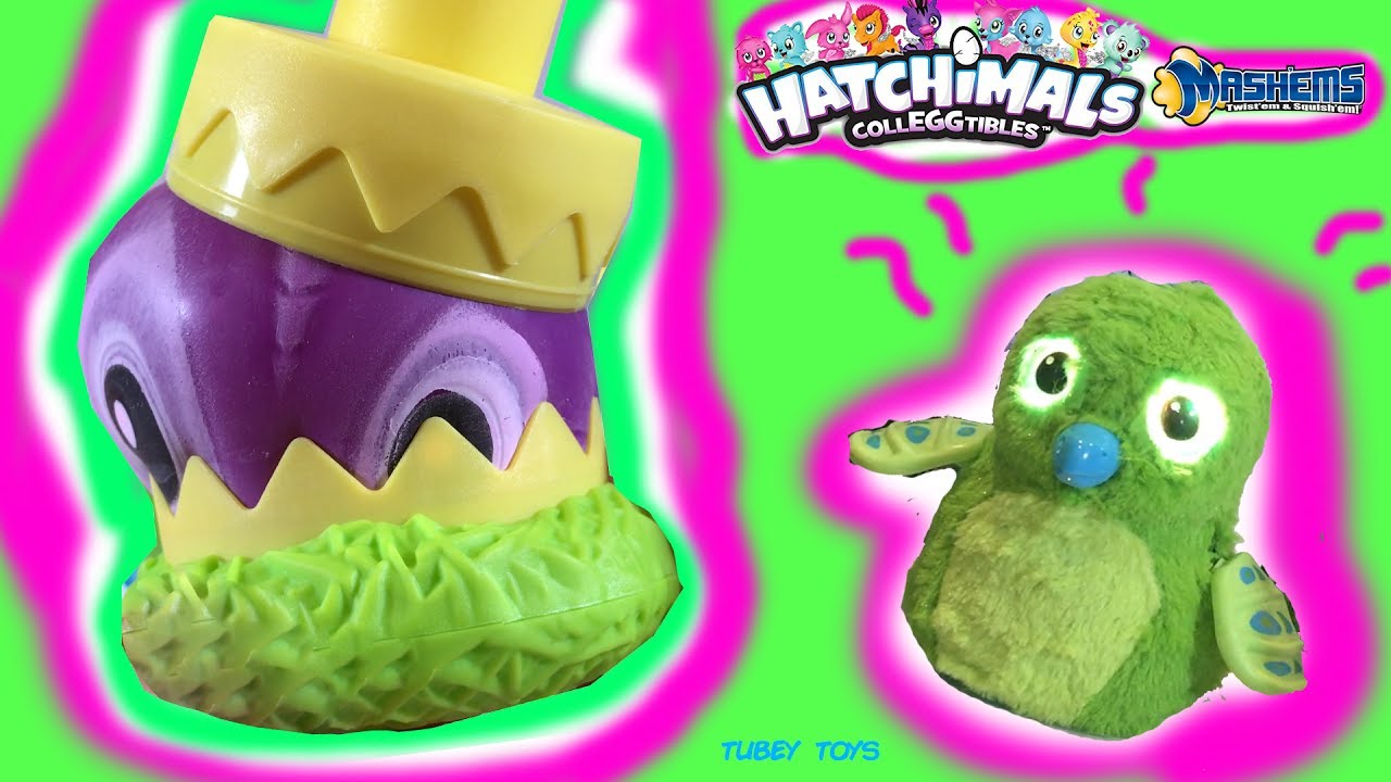 Hatchimals CollEGGtibles Hatch'ems MASH'EMS яйцо Unbox Surprise Eggs Tubey Toys