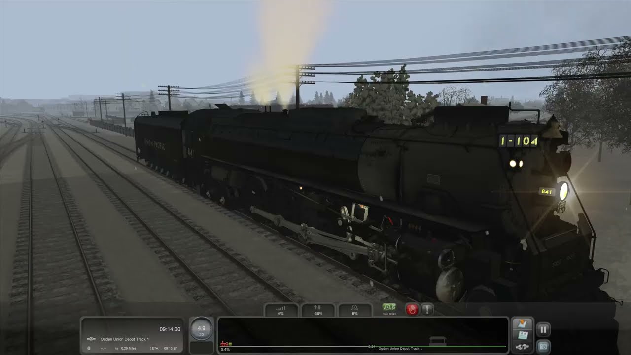 Train Simulator Classic - [FEF-3] - (SLG) UP 104 East - City of Los Angeles Part 1 - 4K UHD