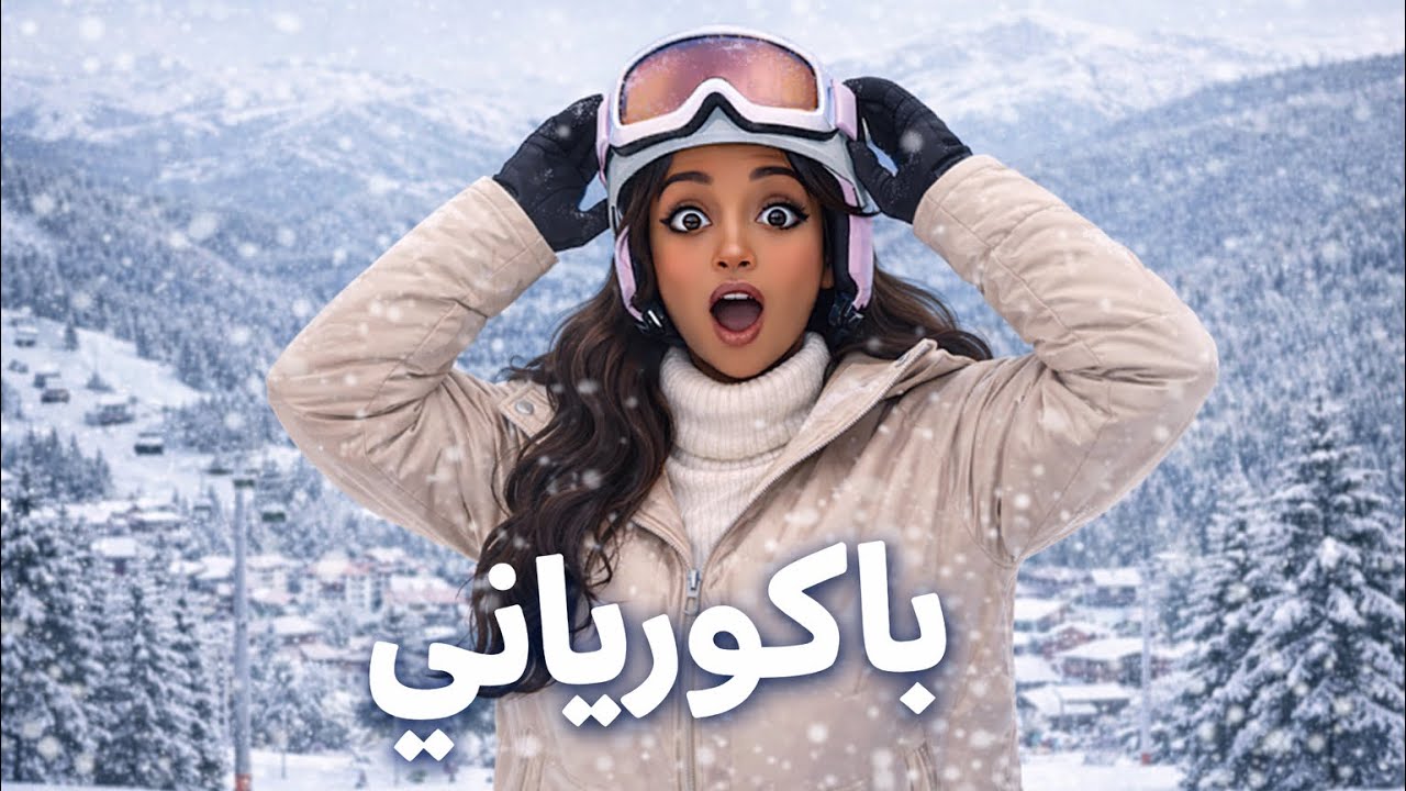 ثلوج باكورياني 🇬🇪❄️ نهاية ساحرة لرحلتي الشتوية في جورجيا  VLOG 3