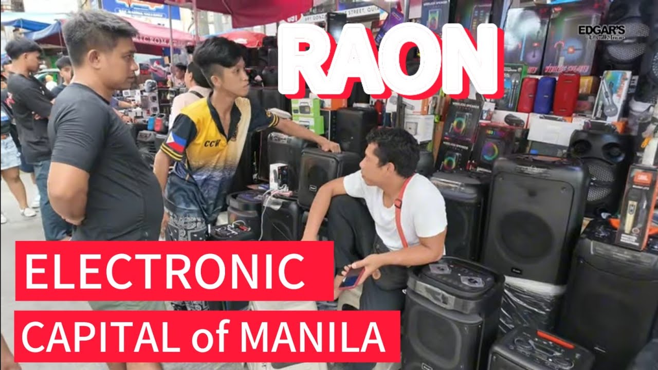 QUIAPO RAON ELECTRONIC STREET KARAOKE | PISO WIFI VENDO MACHINE | TOOLS at iba pa Quiapo Philippines