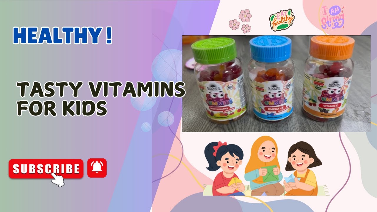 Trying Cute Cool Gummies | Multivitamins, Omega-3 & Vitamin C