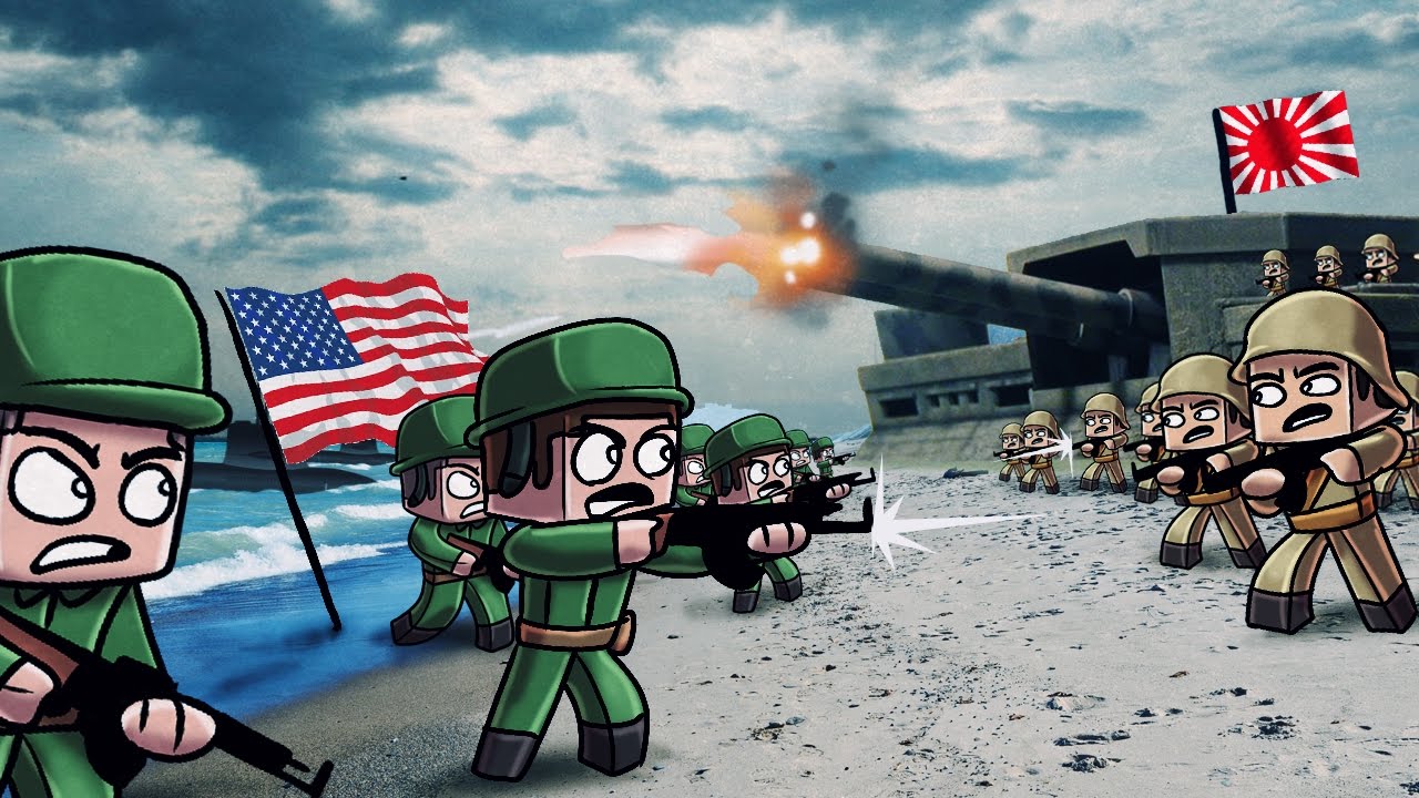 Minecraft | WORLD WAR 2: Fort Stevens Base Defense! (Good vs Evil Challenge)