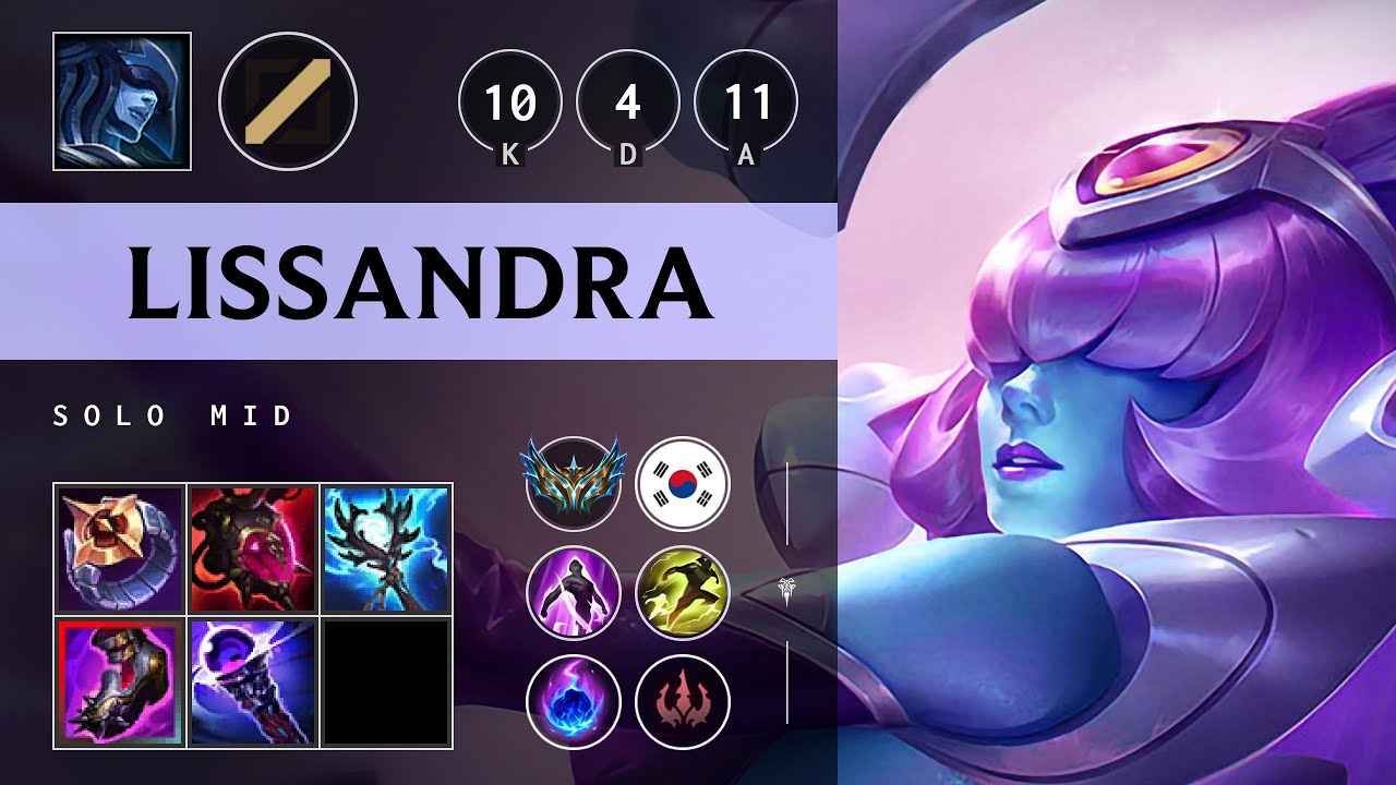 Lissandra Mid vs Orianna - KR Challenger Patch 25.08